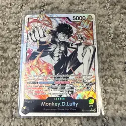 One Piece Monkey D. Luffy Alt Art Leader ST13-003 English - Image 1