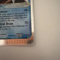 2003 Pokemon EX Sandstorm #97/100 Kabutops ex Holo - Image 5