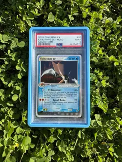 2003 Pokemon EX Sandstorm Kabutops EX Unlimited | 97/100 | Holo Rare | PSA 9!! - Image 1