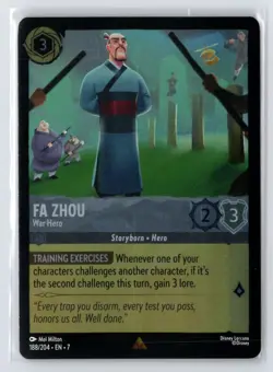 Fa Zhou #188/204 Archazia's Island Foil Disney Lorcana - Image 1