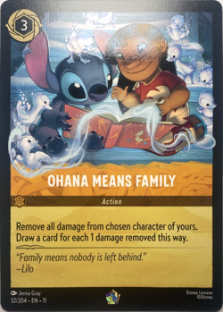 Ohana Means Family 32 - Winterspell - Legendary - Disney Lorcana - NM - Image 1