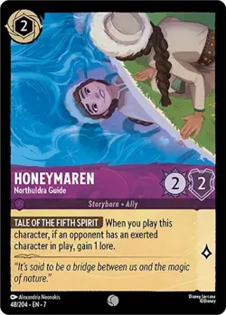 Disney Lorcana Archazia's Island - 48 Honeymaren Northuldra - Common Non Foil - Image 1