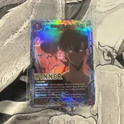 Union Arena Solo Leveling Sung Jinwoo Winner Pack UEPR/SLG-1-019 - Image 1