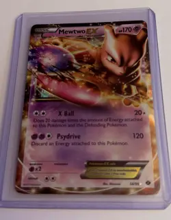 Pokemon 2012 Mewtwo EX Black & White Next Destinies 54/99 Rare Holo EX/NM - Image 1