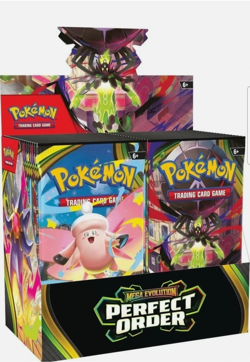 Pokemon Mega Evolution Perfect Order Booster Box Sealed ships 4-24 - Image 1