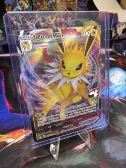 Pokemon TCG Jolteon VMAX Prize Pack Series Promo Play! Stamped - Image 4