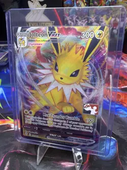 Pokemon TCG Jolteon VMAX Prize Pack Series Promo Play! Stamped - Image 5