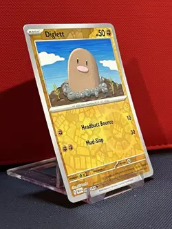 Pokemon TCG Scarlet and Violet - 151 Diglett 050/165 Reverse Holo - Image 2