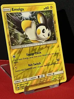 Pokemon TCG Emolga Crimson Invasion Reverse Holo 35/111 - Image 1