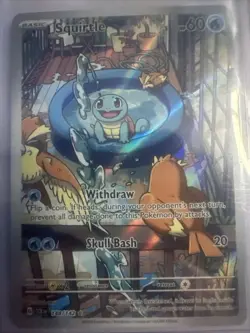 Squirtle 148/142 🌊💙 Illustration Rare Stellar Crown - NM/ Pokemon TCG - Image 2