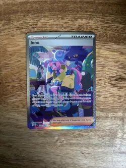 Iono 237/091 SIR Special Illustration Rare Paldean Fates, Pokemon TCG - NM - Image 3