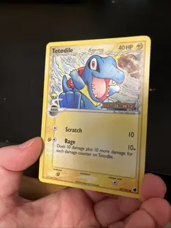 Totodile Stamped Reverse Holo 67/101 MP/DMG Dragon Frontiers - Image 4