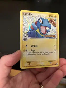 Totodile Stamped Reverse Holo 67/101 MP/DMG Dragon Frontiers - Image 5