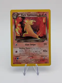 Dark Typhlosion Holo Neo Destiny Unlimited 10/105 WOTC Pokemon Card Raw Ungraded - Image 1