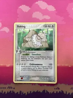 Pokemon Card Slaking EX Ruby Sapphire Holo Rare ITALIAN 12/109 Near Mint - Image 1