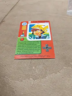 1999 Topps Pokemon TV Animation Edition Ash Ketchum #TV1 trading card. EB5 - Image 2