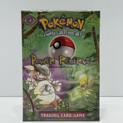Pokemon WOTC Base Set 2 Power Reserve Theme Deck w/ Factory Seal but DAMAGED 742818060653 - Image 1