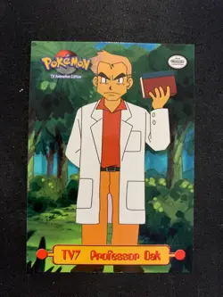 Pokemon TOPPS TV Animation Edition TV7 Professor Oak - Please Read - Image 1