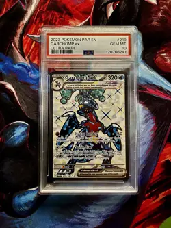 Pokemon TCG Paradox Rift Garchomp ex #219/182 Ultra Rare PSA 10 GEM MINT - Image 1