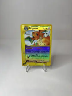 Pokemon TCG Dragonite Expedition Base Set Reverse Holo Rare Card 43/165 - Image 1