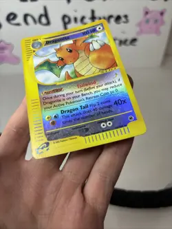 Pokemon TCG Dragonite Expedition Base Set Reverse Holo Rare Card 43/165 - Image 5