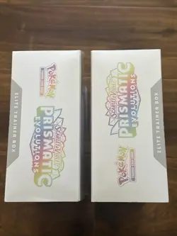 Lot 2 - Pokemon TCG Prismatic Evolutions Elite Trainer Box - **Small Rips** - Image 5