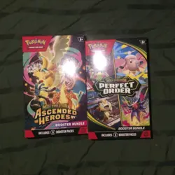 Pokemon Mega Evolution Ascended Heroes & Perfect Order Sealed Booster Bundle - Image 1