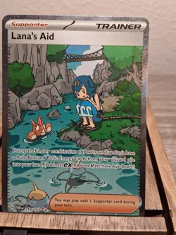 Lana's Aid 219/167 Special Illustration Rare Twilight Masquerade Pokemon Holo NM - Image 1