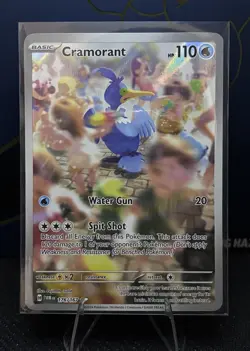 🪺Pokemon Cramorant Illustration Rare Full Art 176/167 Twilight Masquerade Holo - Image 1