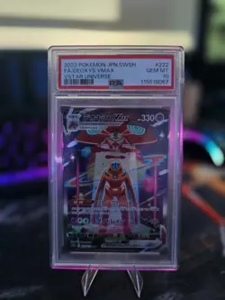 Deoxys Vmax Alt Art PSA 10 Japanese Pokemon Vstar Universe 222/172 - Image 3