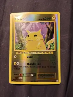 2016 Pikachu Reverse Holo XY Evolutions Pokemon 35/108 VLP - Image 1
