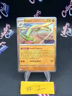 Pokemon TCG - Flygon MEP 016 Phantasmal Flames Stamped Prerelease Promo - Image 1