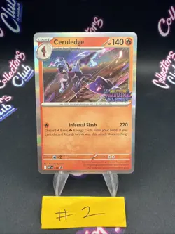 Ceruledge MEP 014 Phantasmal Flames Stamped Prerelease Pokemon Tcg Mep014 - Image 1