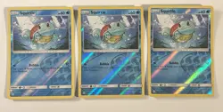 3x Pokemon TCG - Squirtle 33/214 - Reverse Holo - Sun & Moon: Unbroken Bonds LP - Image 1