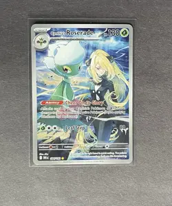 The Pokemon Company Cynthia's Roserade SV10 Holo 184/182 130 HP Pokemon TCG - Image 1