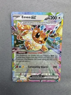 Eevee ex 75/131 Prismatic Evolutions Double Rare Holo Pokemon TCG MINT - Image 2