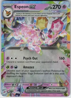 Espeon ex - 034/131 034/131 Double Rare SV: Prismatic Evolutions Near Mint - Image 1