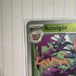 Pokemon Sv: White Flare ACCELGOR (MASTERBALL Pattern) 009/086 UNCOMMON HOLO - Image 2