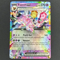 Espeon ex - 034/131 034/131 Holo Double Rare SV: Prismatic Evolutions Pokemon NM - Image 1