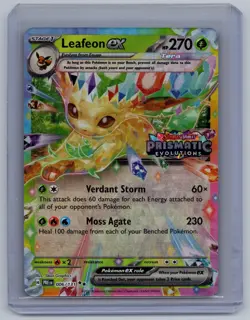 Leafeon ex - 006/131 006/131 Holo SV: Prismatic Evolutions Pokemon NM - Image 1
