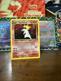 Pokemon TCG: Typhlosion Holo Neo Genesis NM - Image 1