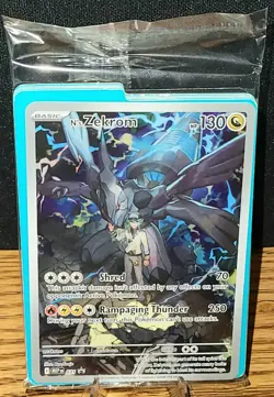 Pokemon TCG N’s Zekrom 031 Sealed Ascended Hero’s Black Star Promo + 6 Dividers - Image 1
