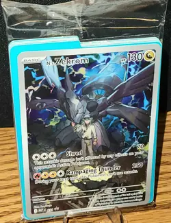 Pokemon TCG N’s Zekrom 031 Sealed Ascended Hero’s Black Star Promo + 6 Dividers - Image 2