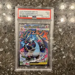 2025 Pokemon MEP EN Mega CharizardX EX Ultra-premium Collection PSA 7 Fresh Slab - Image 1