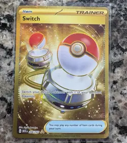 Pokemon Switch 206/165 - SV: Scarlet & Violet 151 Gold Secret Rare Holo - Image 1