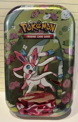 Pokemon Prismatic Evolutions SV8.5 Sylveon Mini Tin Factory Sealed 🌟✨🌙💫 - Image 1