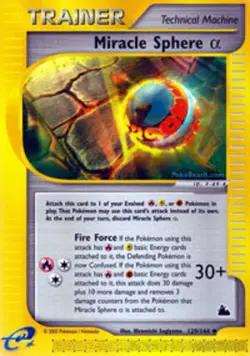 Pokemon - Miracle Sphere Alpha - 129/144 - Uncommon - Skyridge - NM - Image 1