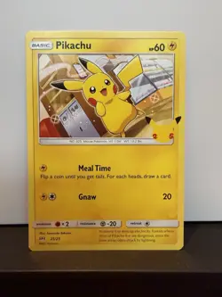 Pokemon TCG Pikachu 25/25 Regular 25th Anniversary McDonald’s Promo NM - Image 1