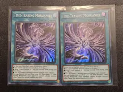 Yugioh! Time-Tearing Morganite CYAC-EN067 Super Rare 2x 1st Edition NM - Image 1
