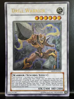 Yu-Gi-Oh! YuGiOh Drill Warrior ABPF-EN041 Ultimate Rare Unlimited - Image 1
